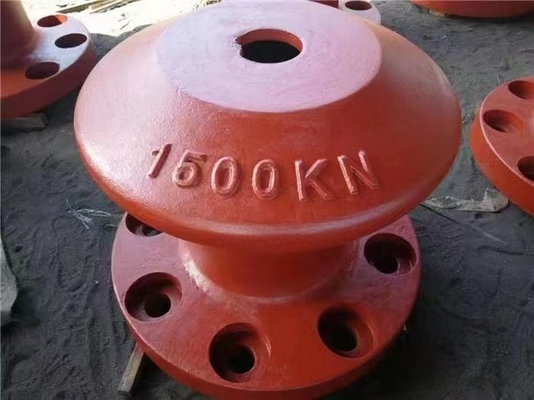 품질  Marine Dock Bollard Customized Cast Steel For Mooring Tee Head 공장