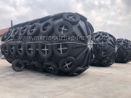80kPa 노화 저항 플로팅 Pneumatic Fender 자연 고무 네트워크 요코하마 타입 Fender
