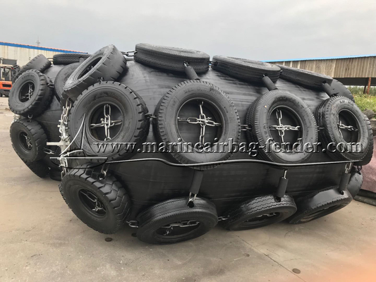 80kPa 노화 저항 플로팅 Pneumatic Fender 자연 고무 네트워크 요코하마 타입 Fender