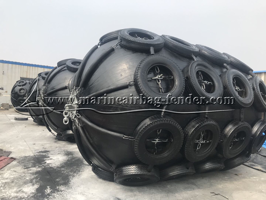80kPa 노화 저항 플로팅 Pneumatic Fender 자연 고무 네트워크 요코하마 타입 Fender