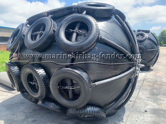 노화 방지 Pneumatic Marine Fender, 블랙 배 고무 펜더 ISO17357 표준