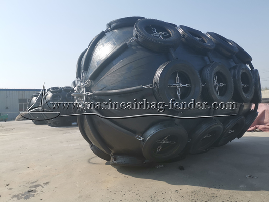 맞춤형 Pneumatic Gum Fender Inflated Type For Marine Vessels BV 인증