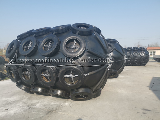 맞춤형 Pneumatic Gum Fender Inflated Type For Marine Vessels BV 인증